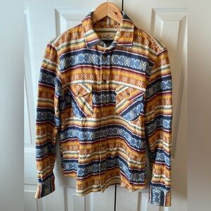 Marine Layer Multicolor Striped Casual Button Down Shirt
